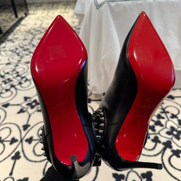 Christian Louboutin - Capaboot 85mm Spiked Napa Stiletto Ankle Boot - Picture 9 of 16